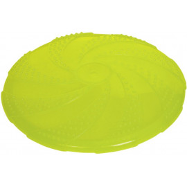 Gumová hračka pro psa frisbee žluté 22 cm