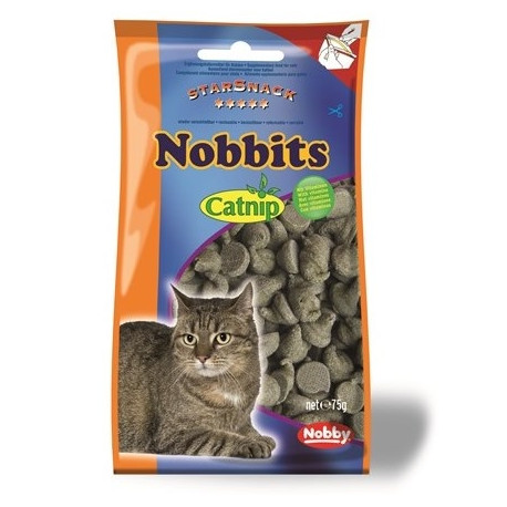 Nobby StarSnack Nobbits Catnip pamlsky pro kočku 75g